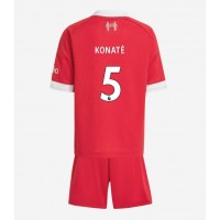 Liverpool Ibrahima Konate #5 Fotballklær Hjemmedraktsett Barn 2025-26 Kortermet (+ korte bukser)